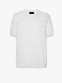 Fendi Men's Cotton and Cashmere Sweater White
