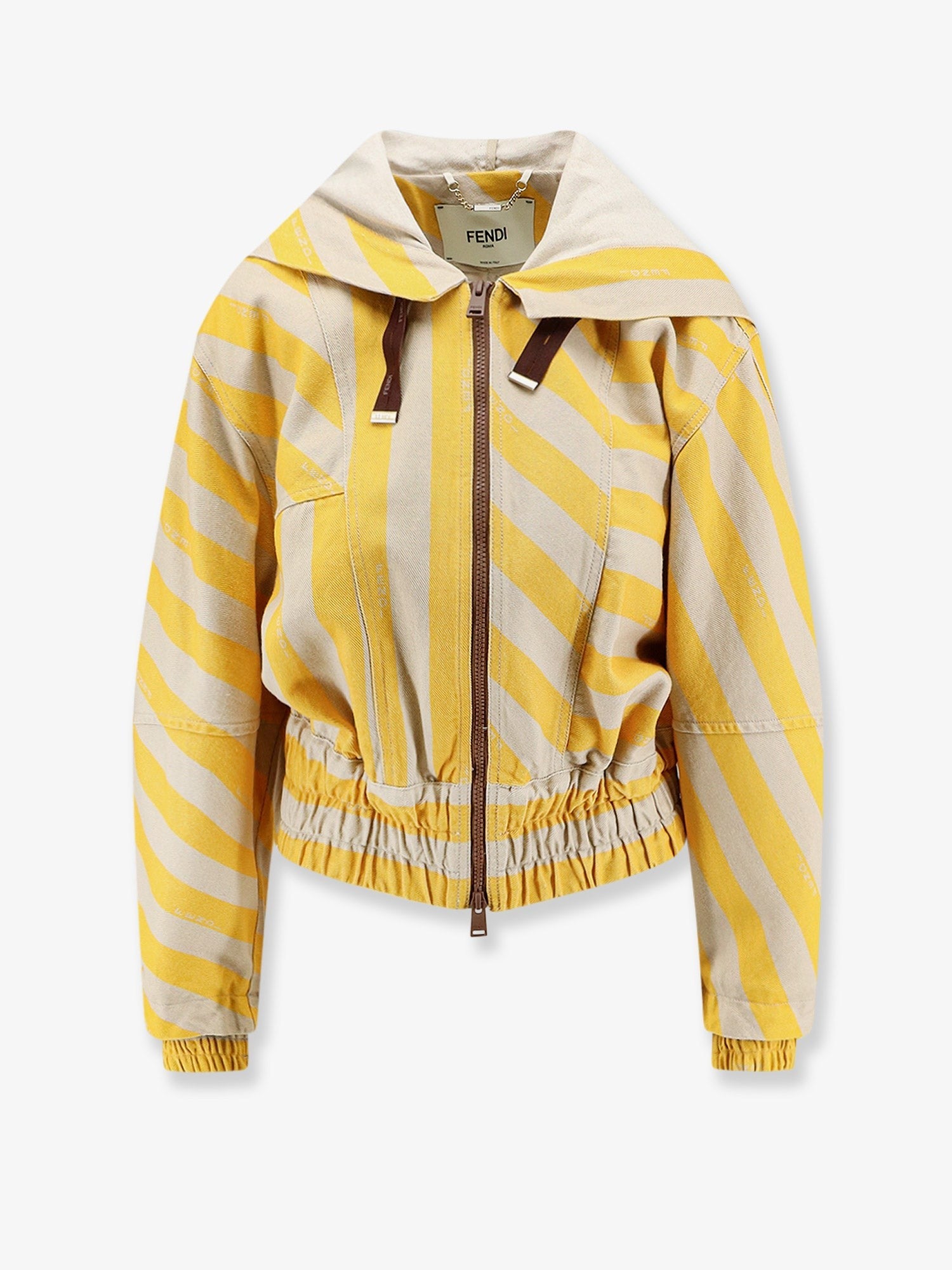 Fendi Women's Cotton and Linen Jacket GINESTRA 26