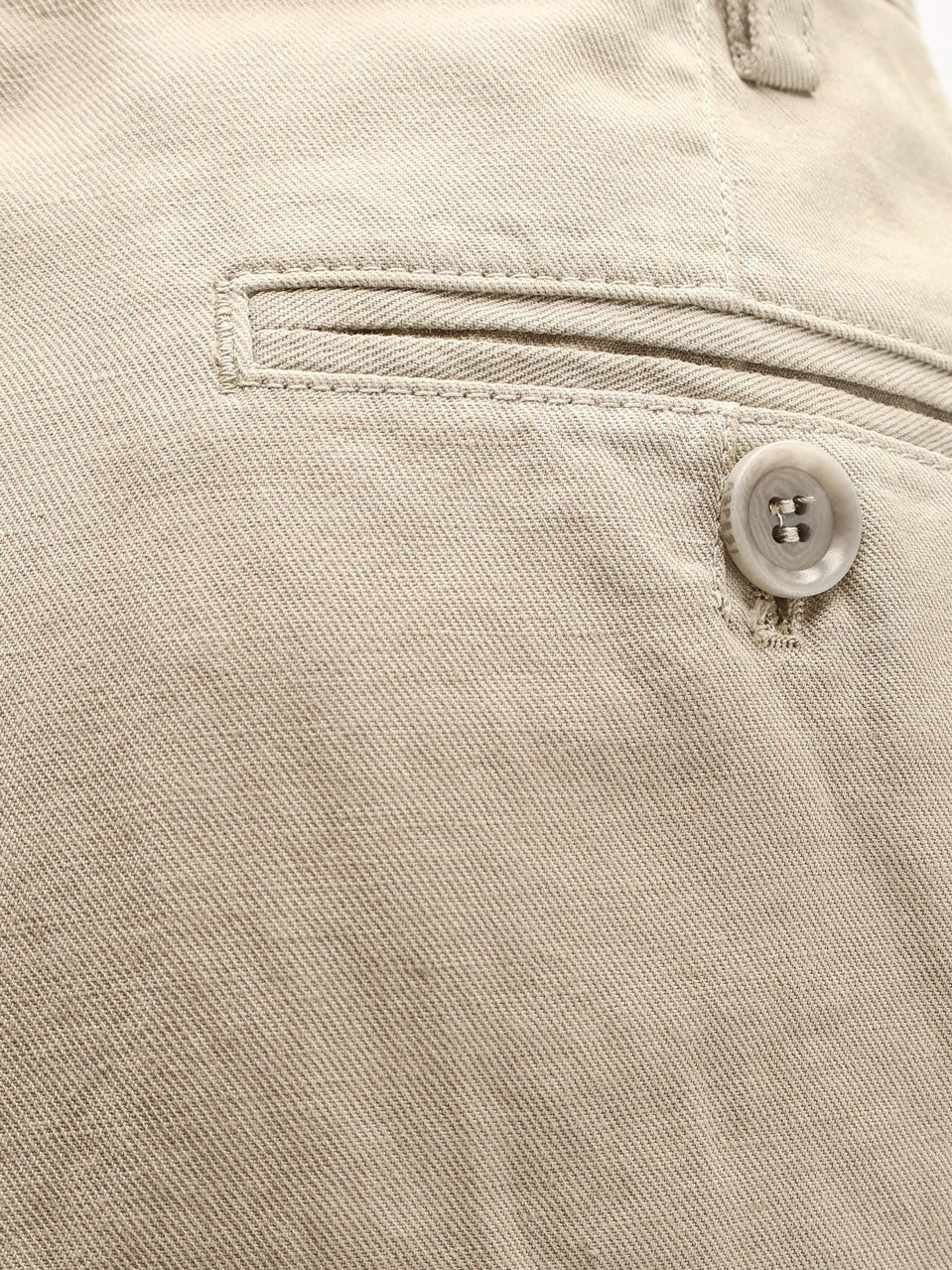 ASPESI Women's Cotton and Linen Shorts Beige