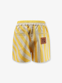 Fendi Women's Cotton and Linen Shorts GINESTRA 26