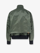 Sacai Men's Cotton and Nylon Jacket Green, view 2