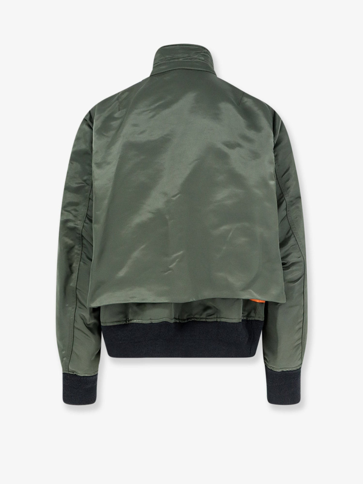 Sacai Men's Cotton and Nylon Jacket Green, view 2