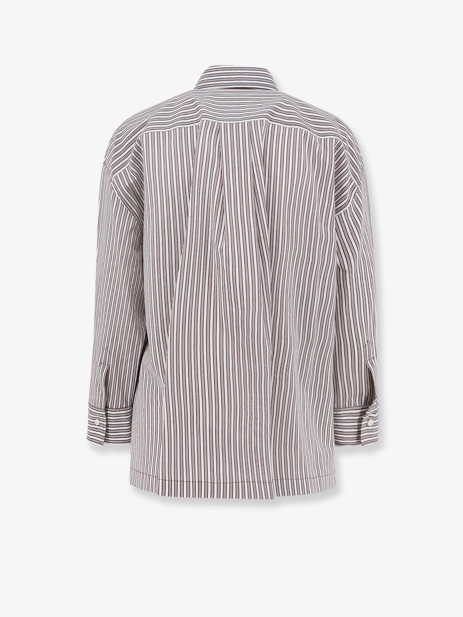 Brunello Cucinelli Women's Cotton and Silk Blend Shirt White