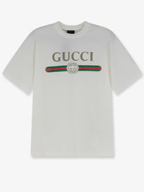 Gucci Women's Cotton and Silk Blend Shirt White