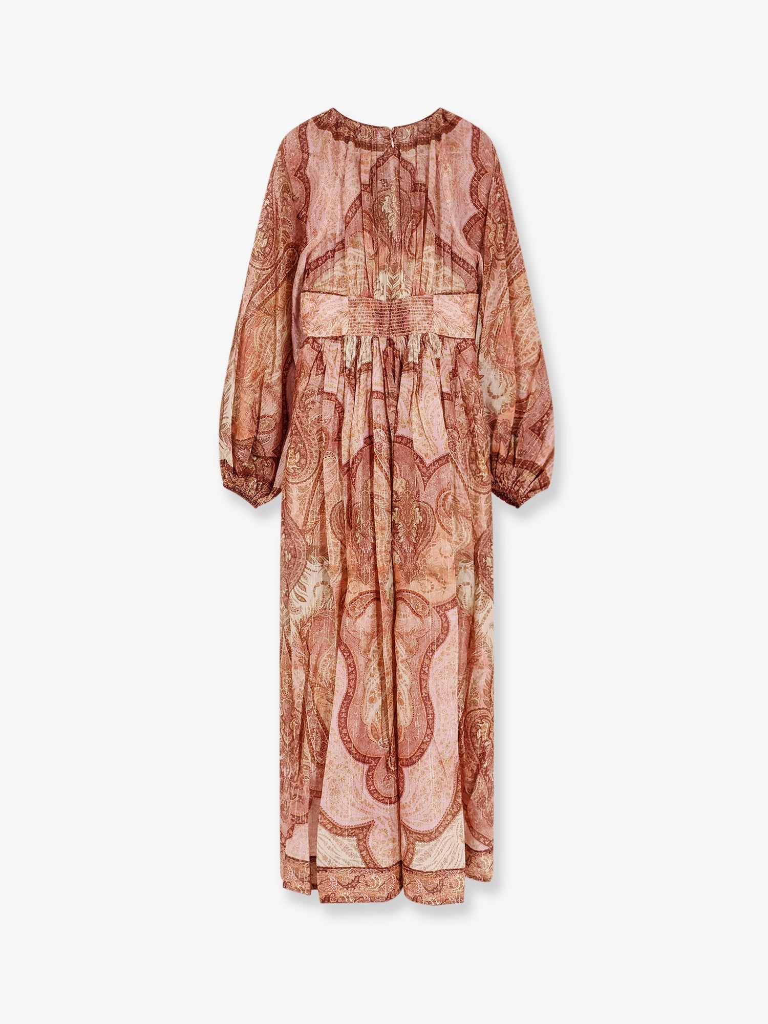 Zimmermann Women's Cotton and Silk Blend Wanderlust Long Dress Red