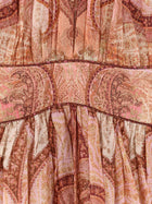 Zimmermann Women's Cotton and Silk Blend Wanderlust Long Dress Red, view 5