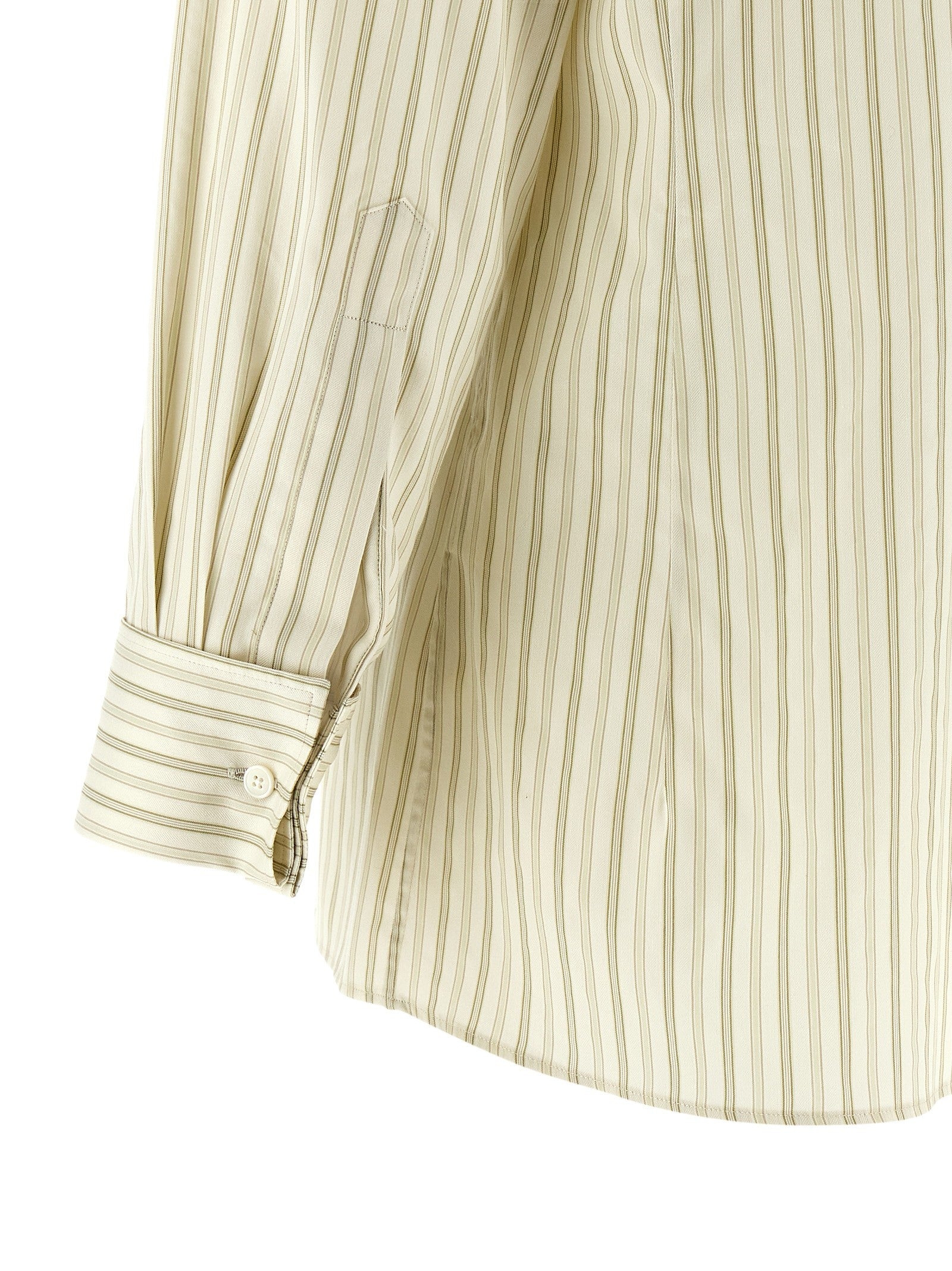 Auralee Cotton and Silk Shirt Gold