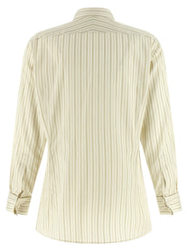 Auralee Cotton and Silk Shirt Gold