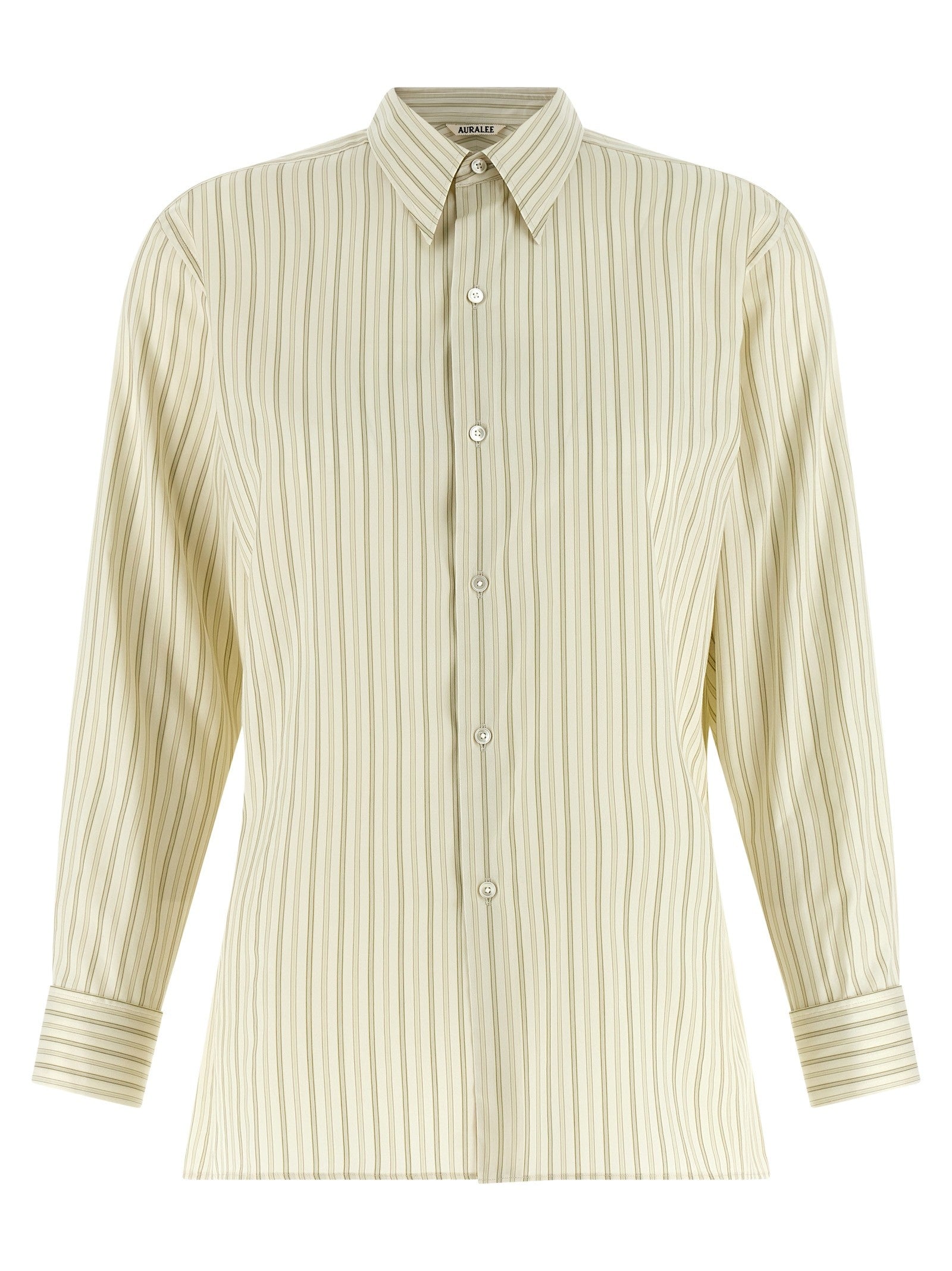 Auralee Cotton and Silk Shirt Gold