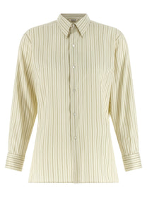 Auralee Cotton and Silk Shirt Gold