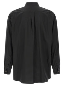Ssstein Cotton and Silk Shirt Black