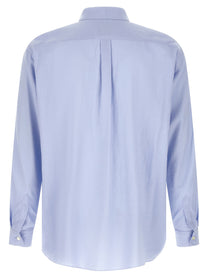 Ssstein Cotton and Silk Shirt Blue