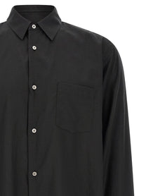 Ssstein Cotton and Silk Shirt Black