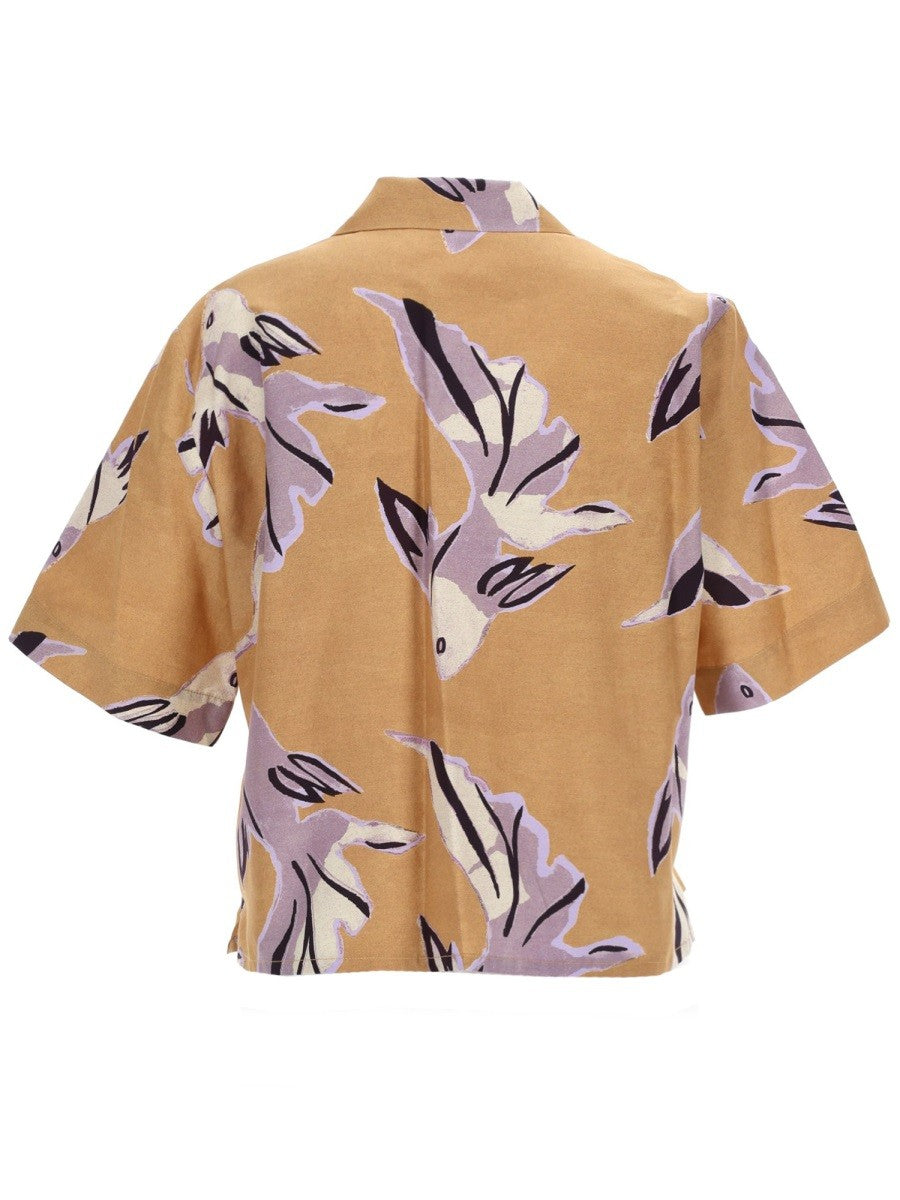 Paul Smith Women's Cotton and Silk Shirt Yellow