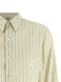 Auralee Cotton and Silk Shirt Gold