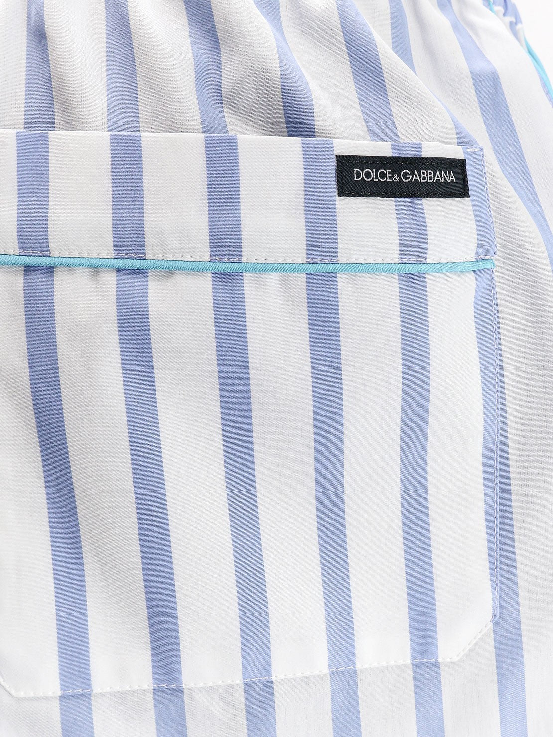 Dolce &amp; Gabbana Women's Striped Bermuda Shorts Blue
