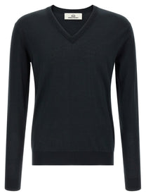 Riviera Project Cotton and Silk Sweater Blue