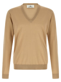 Riviera Project Cotton and Silk Sweater Beige
