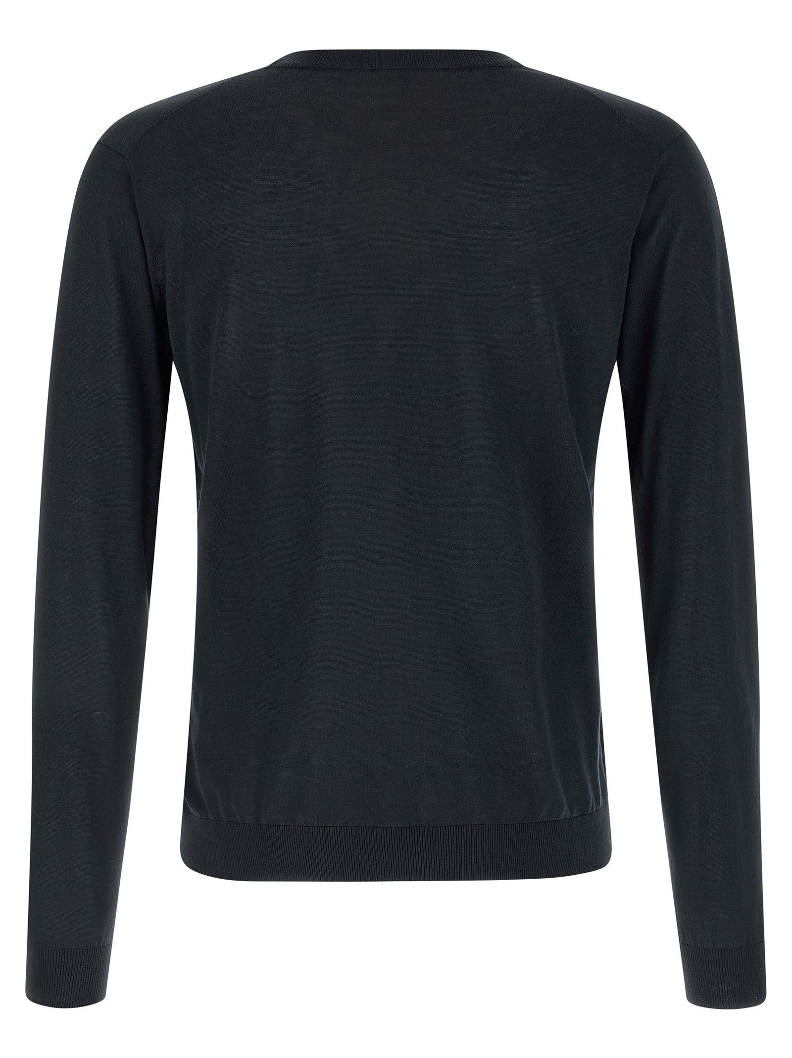 Riviera Project Cotton and Silk Sweater Blue
