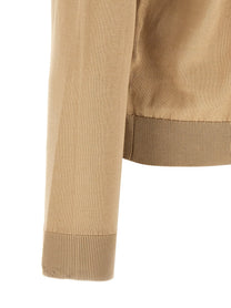 Riviera Project Cotton and Silk Sweater Beige