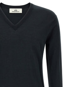 Riviera Project Cotton and Silk Sweater Blue