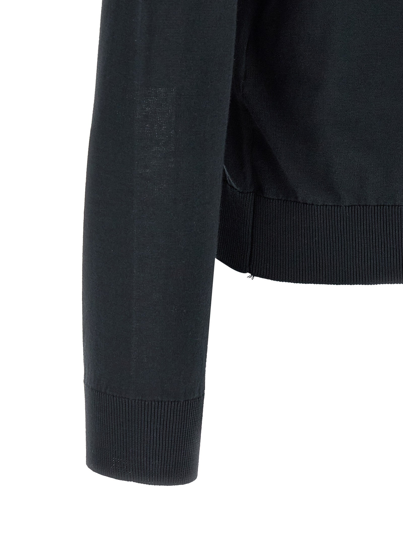 Riviera Project Cotton and Silk Sweater Blue