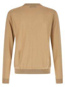 Riviera Project Cotton and Silk Sweater Beige