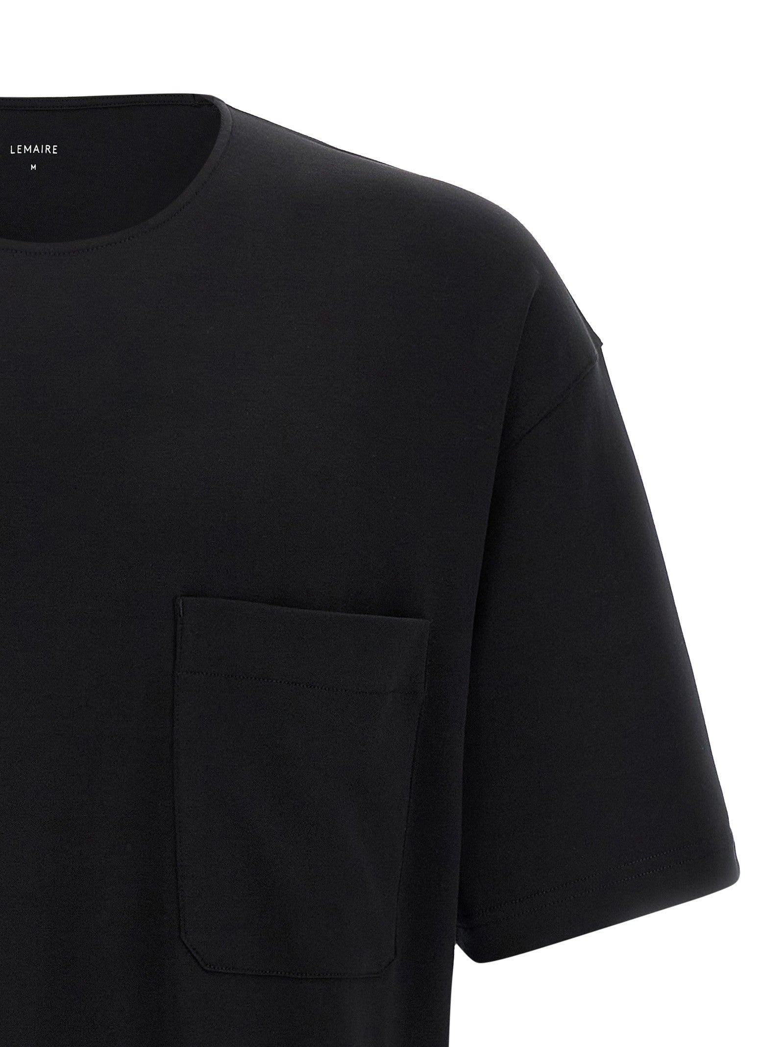 Lemaire Cotton and Silk Shirt Black