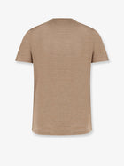 BOSS Men's Cotton and Silk Shirt Brown