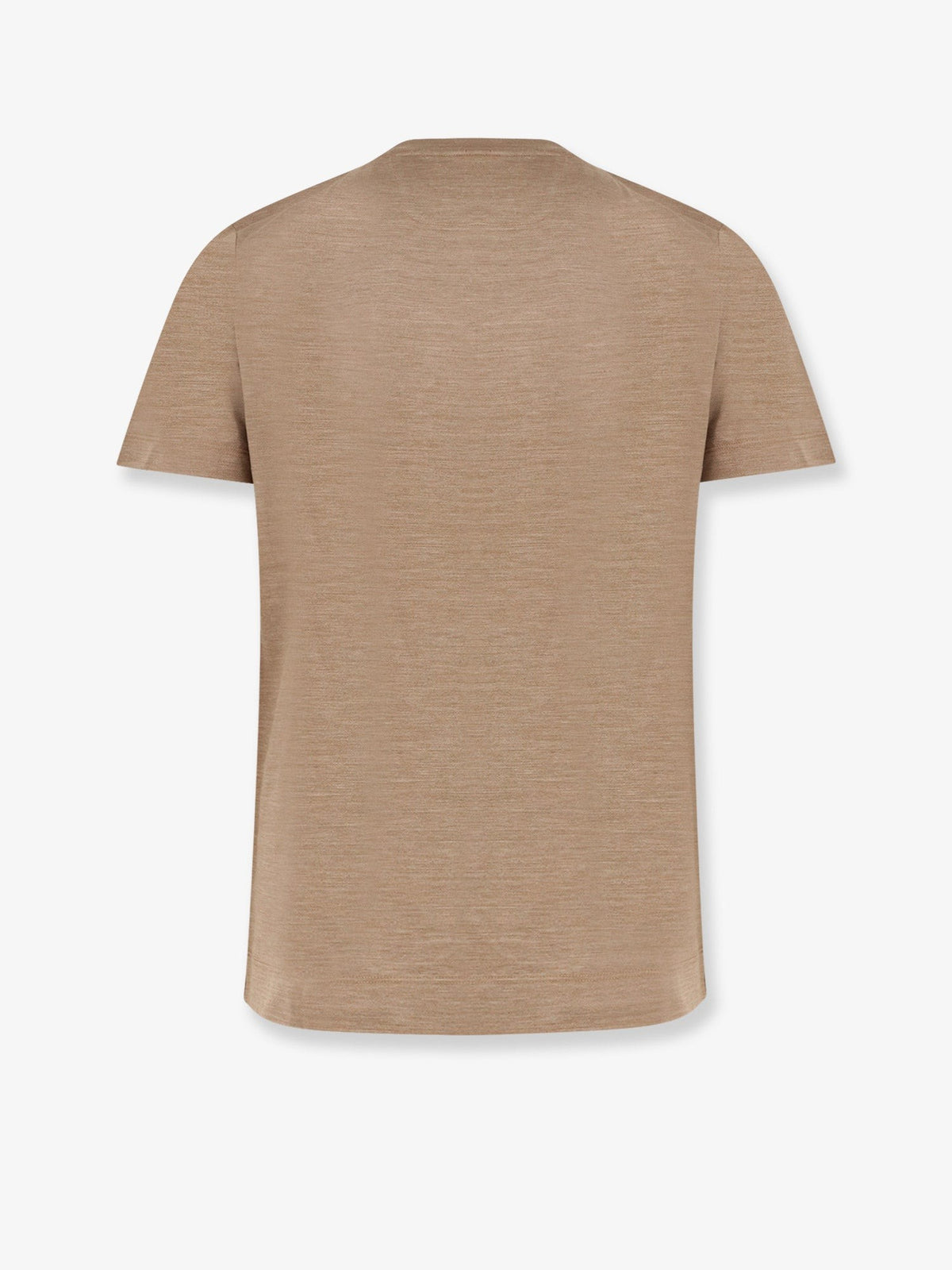 BOSS Men's Cotton and Silk Shirt Brown