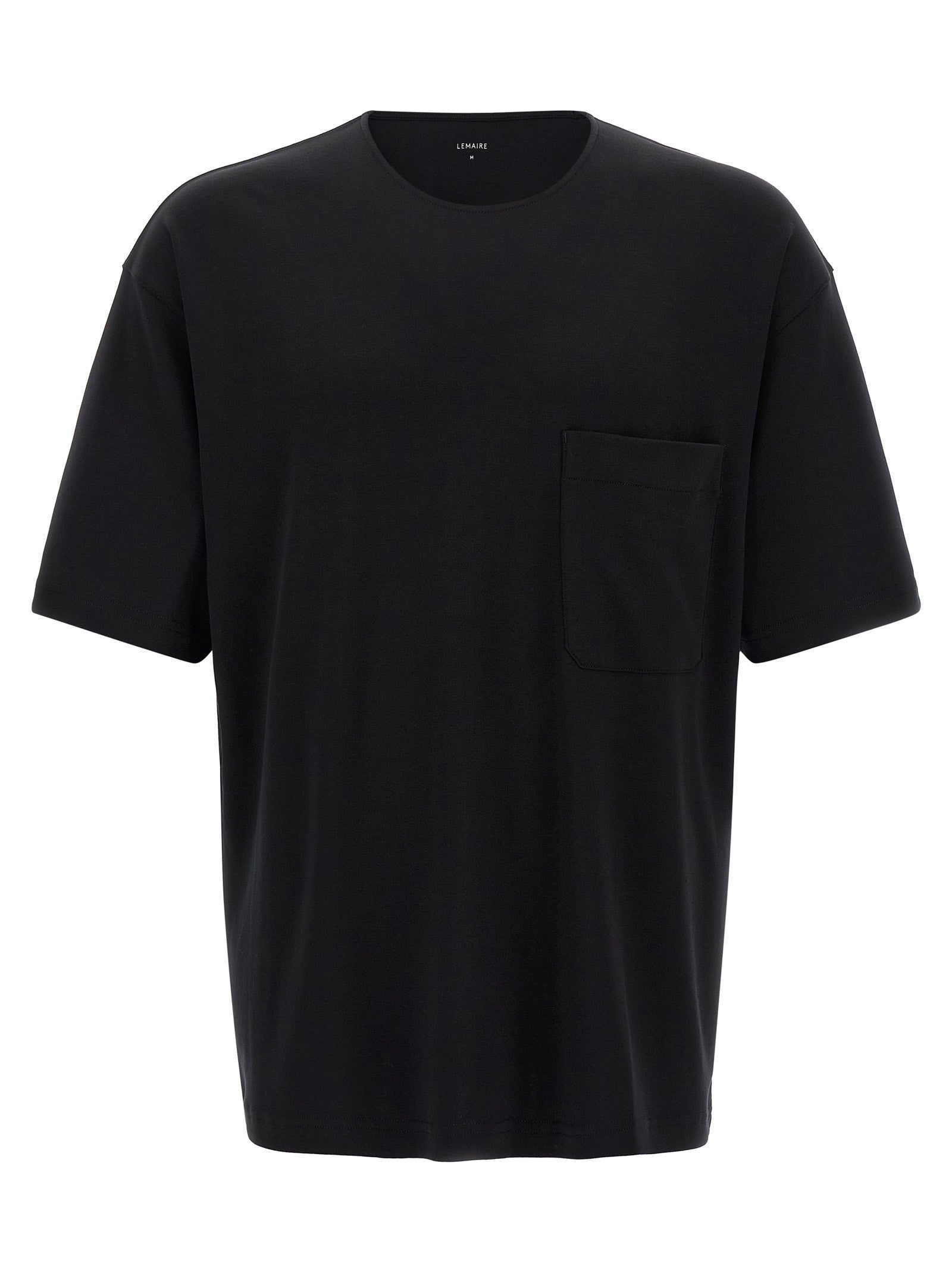 Lemaire Cotton and Silk Shirt Black