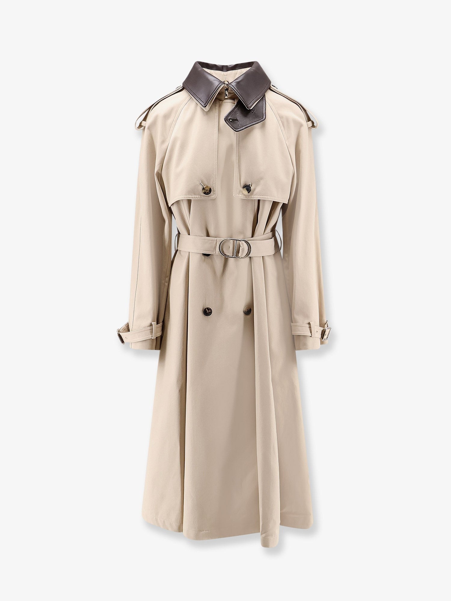 Dior Women's Cotton and Silk Trench Beige
