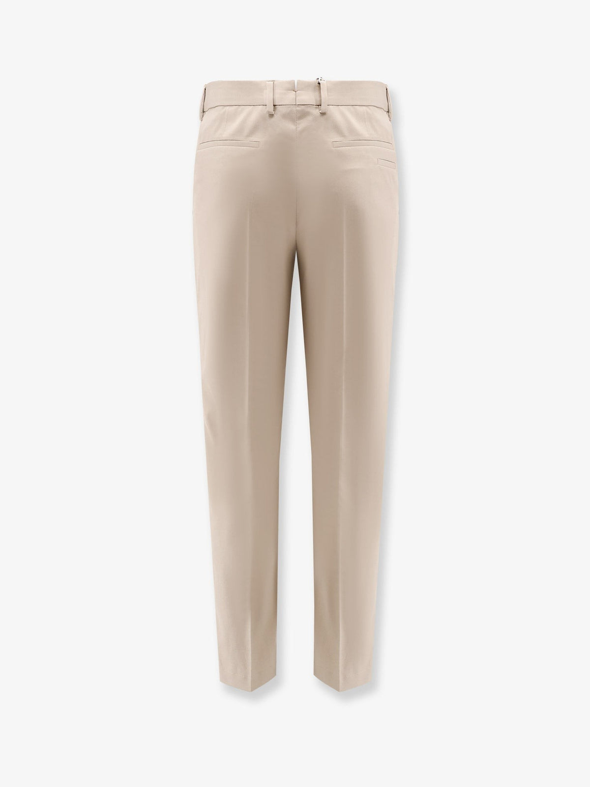BOSS Men's Cotton and Silk Trousers Beige