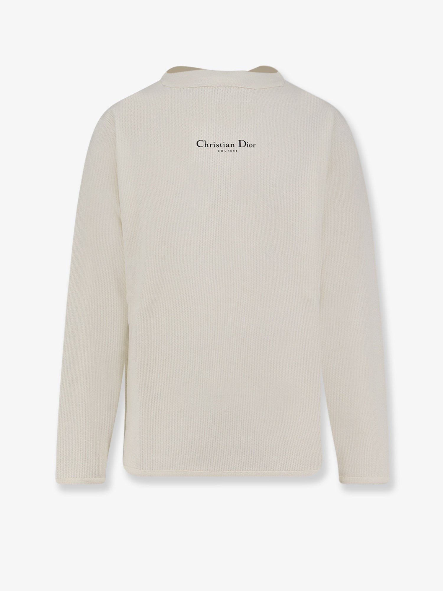 Dior Men's Cotton and Wool Blend Sweater White Dior