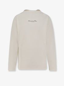 Dior Men's Cotton and Wool Blend Sweater White Dior