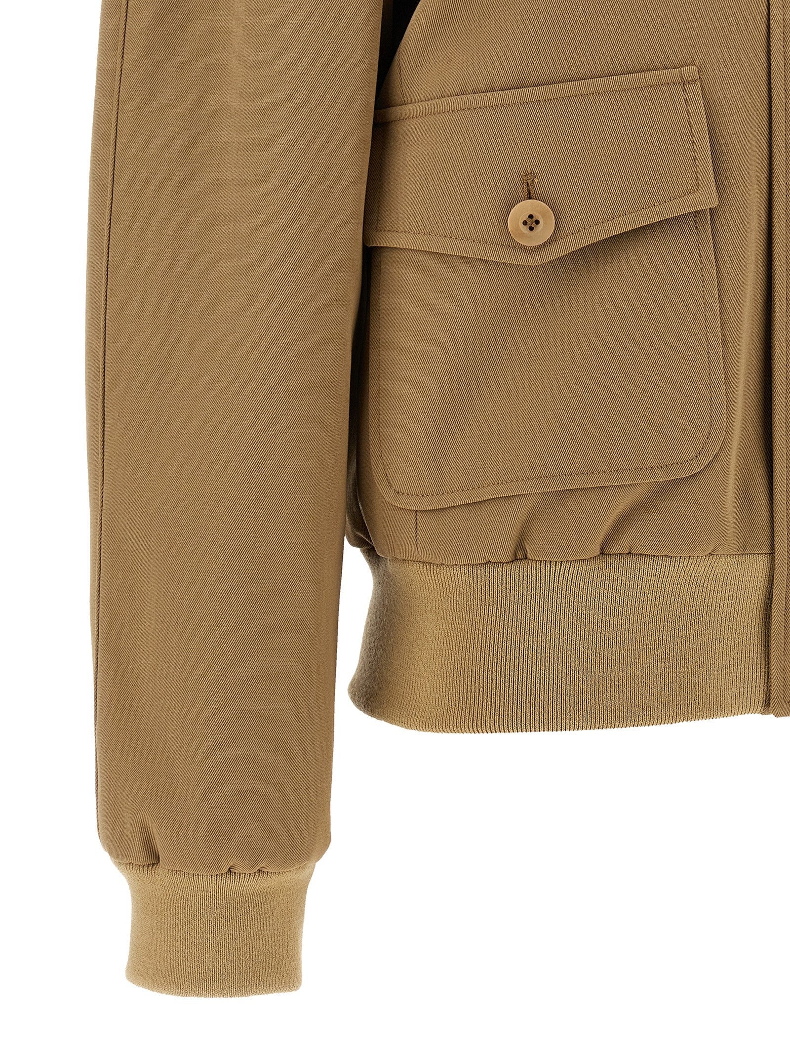 A.P.C Cotton and Wool Jacket Beige