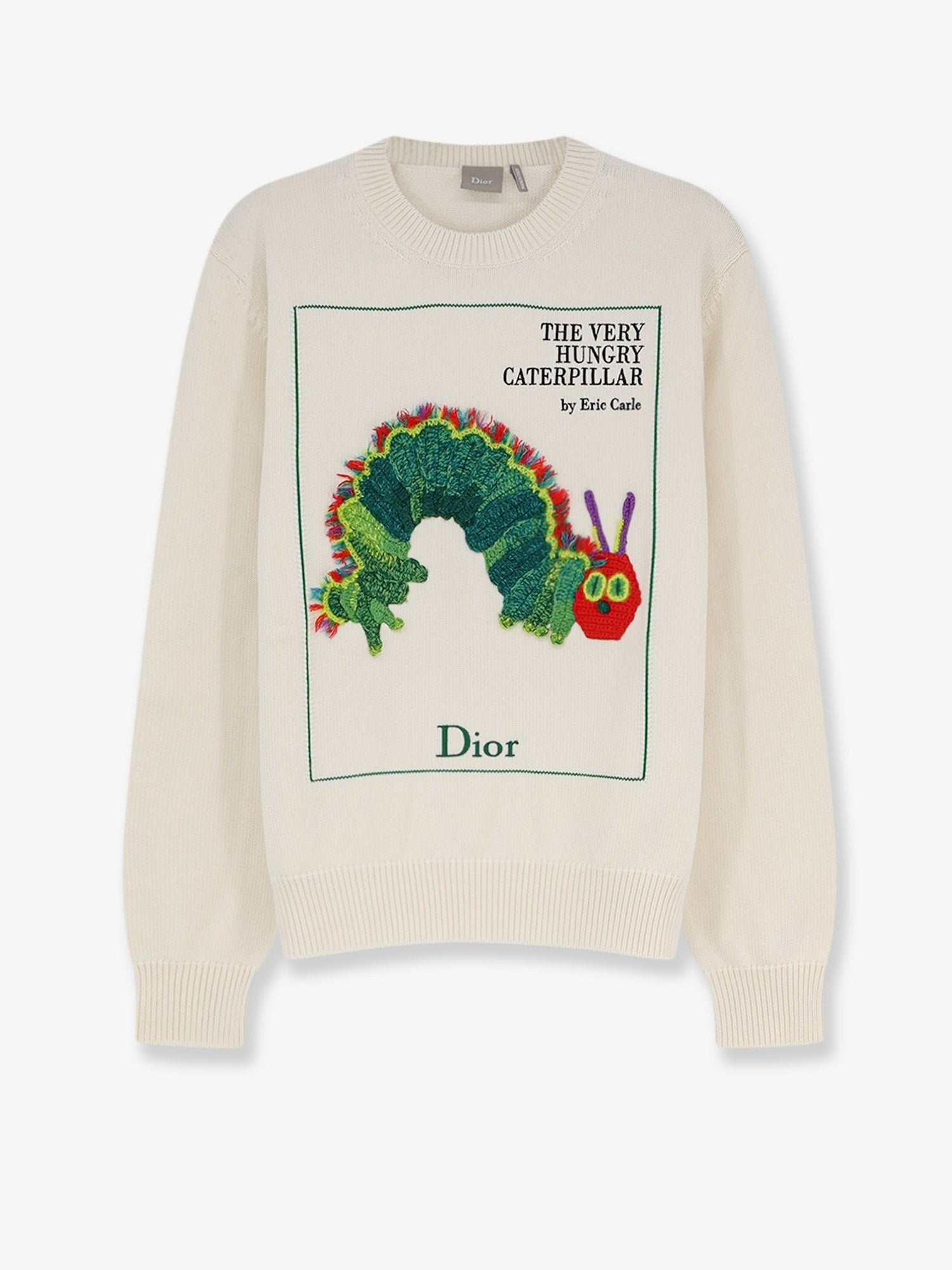 Dior Men's Cotton and Wool Sweater White