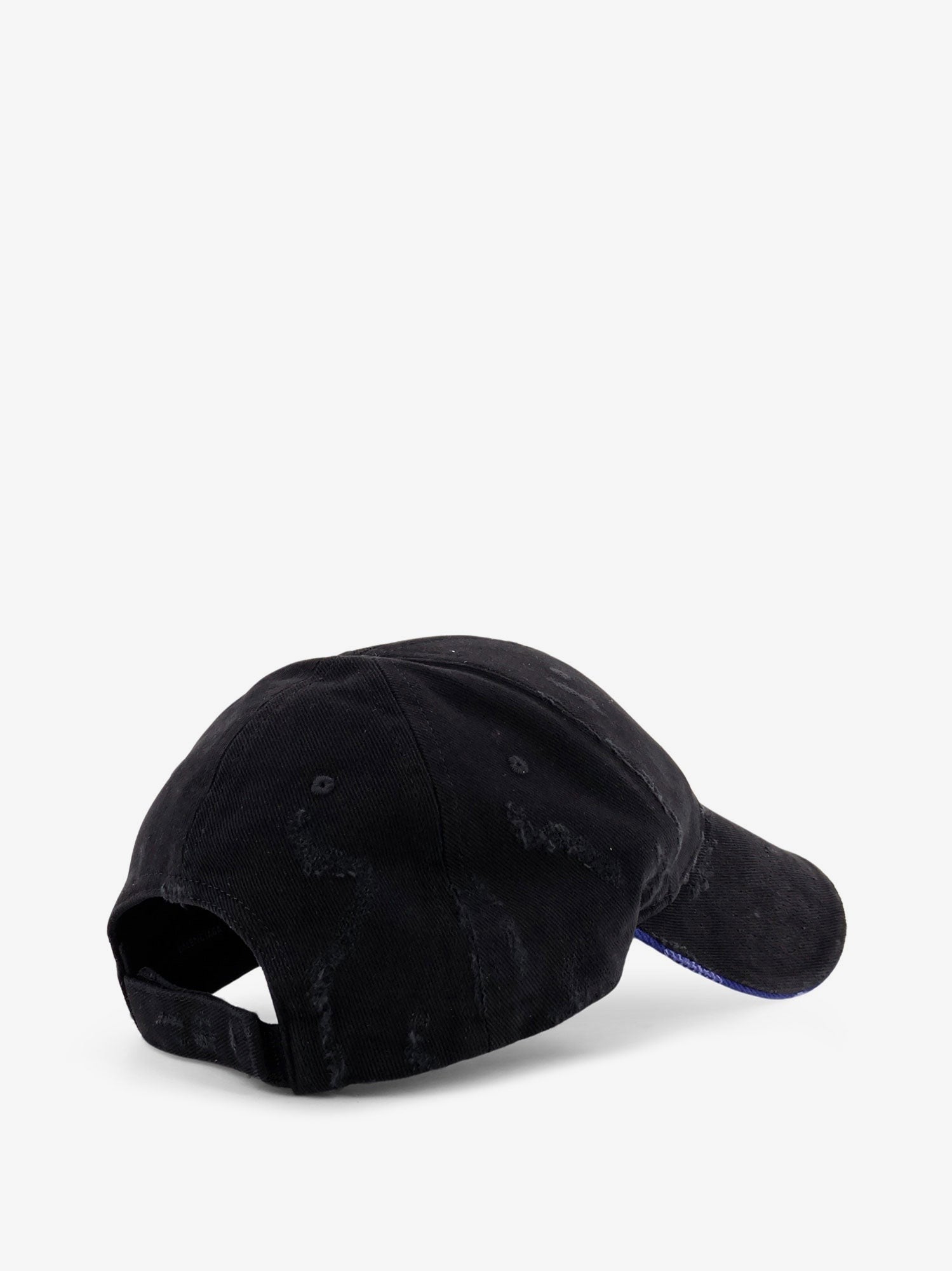 Balenciaga Men's Cotton Baseball Hat Black