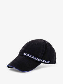 Balenciaga Men's Cotton Baseball Hat Black