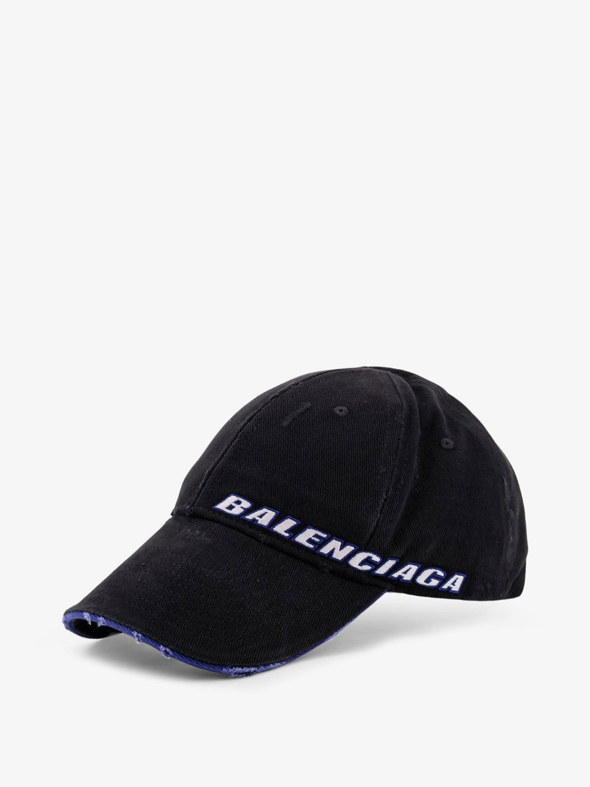 Balenciaga Men's Cotton Baseball Hat Black, view 3