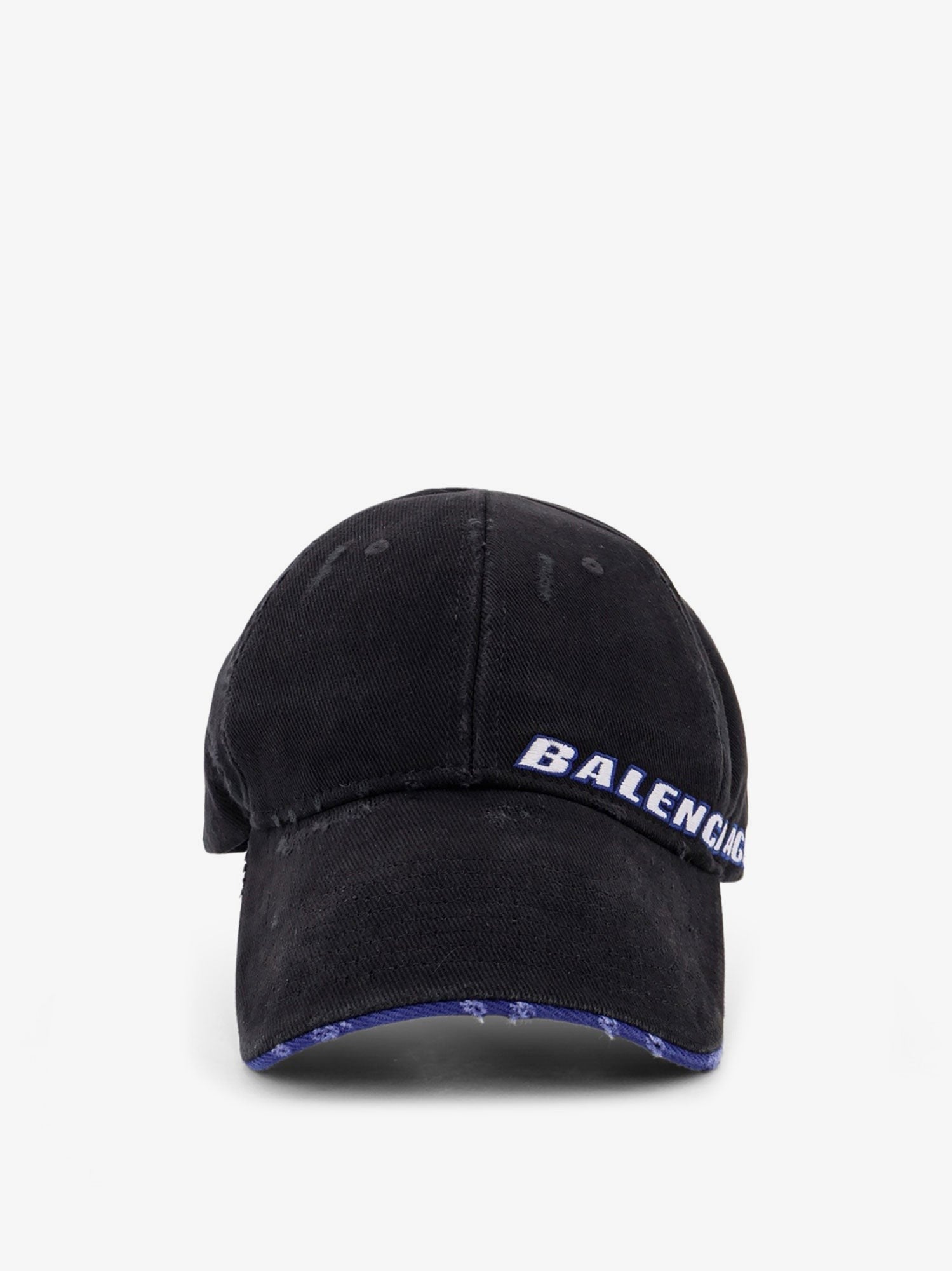 Balenciaga Men's Cotton Baseball Hat Black