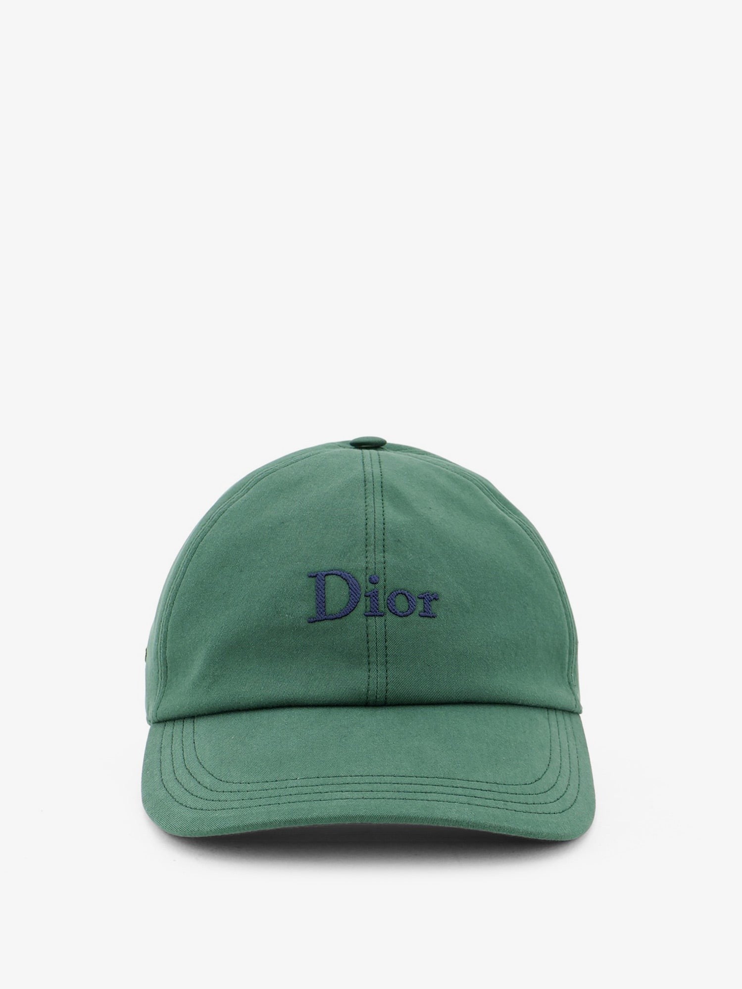 Dior Men's Cotton Baseball Hat Green