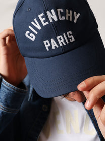 Givenchy Men's Cotton Baseball Hat Blue