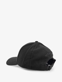 Moncler Men's Cotton Baseball Hat Black