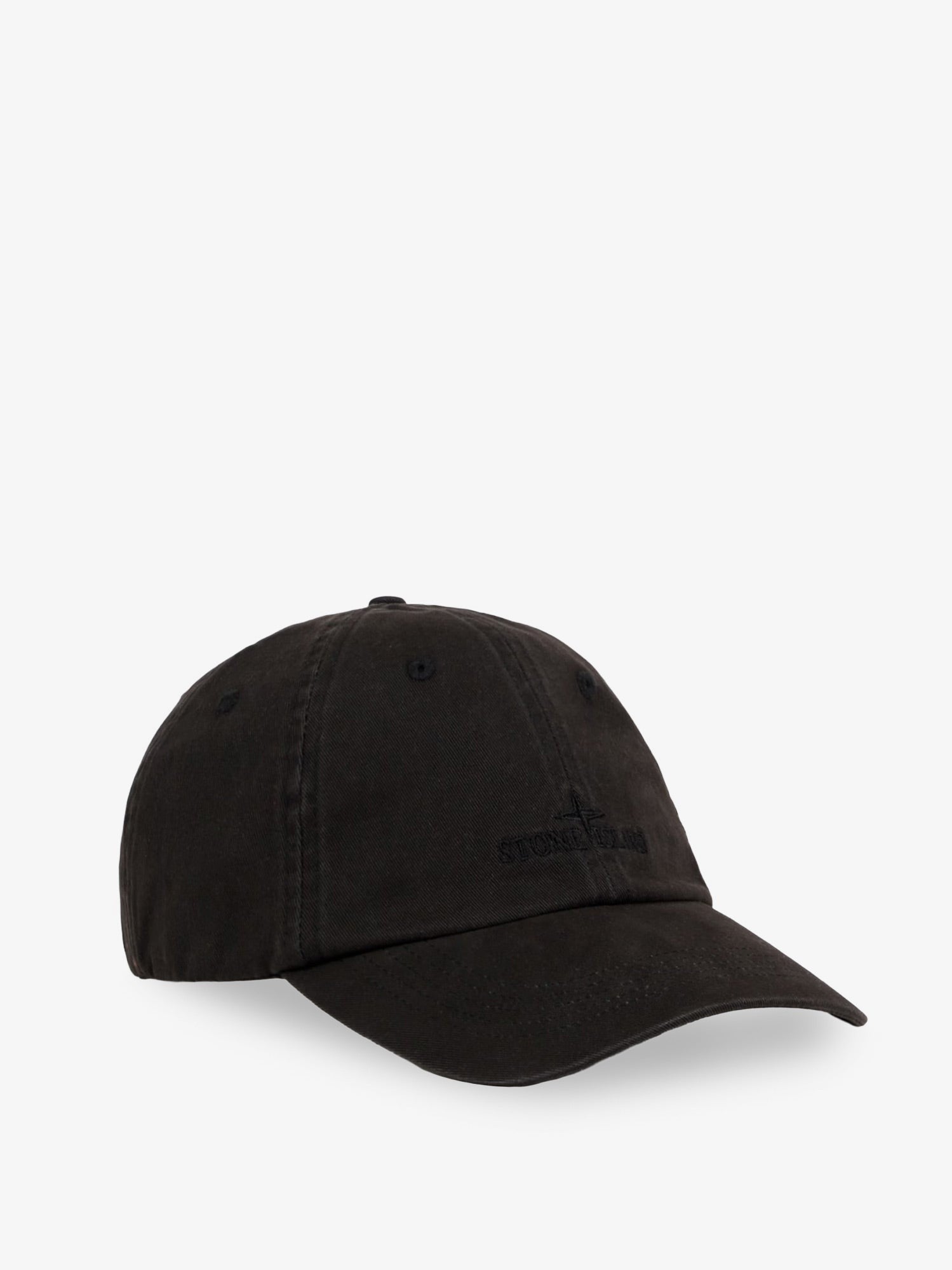 Stone Island Men's Cotton Baseball Hat Black