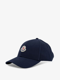 Moncler Men's Cotton Baseball Hat Blue