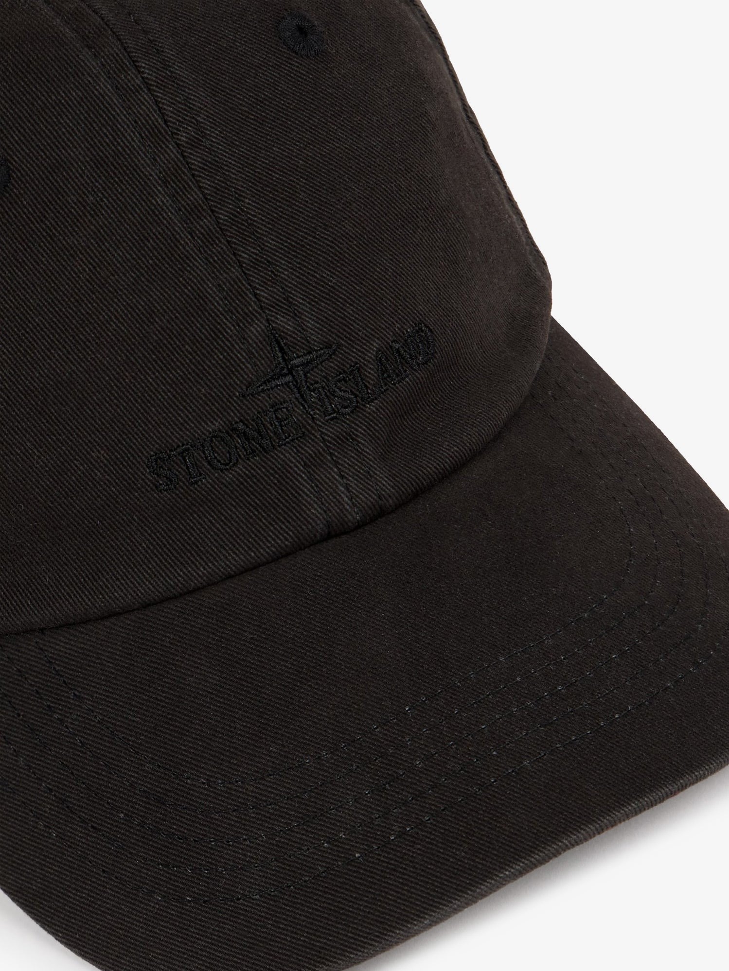Stone Island Men's Cotton Baseball Hat Black