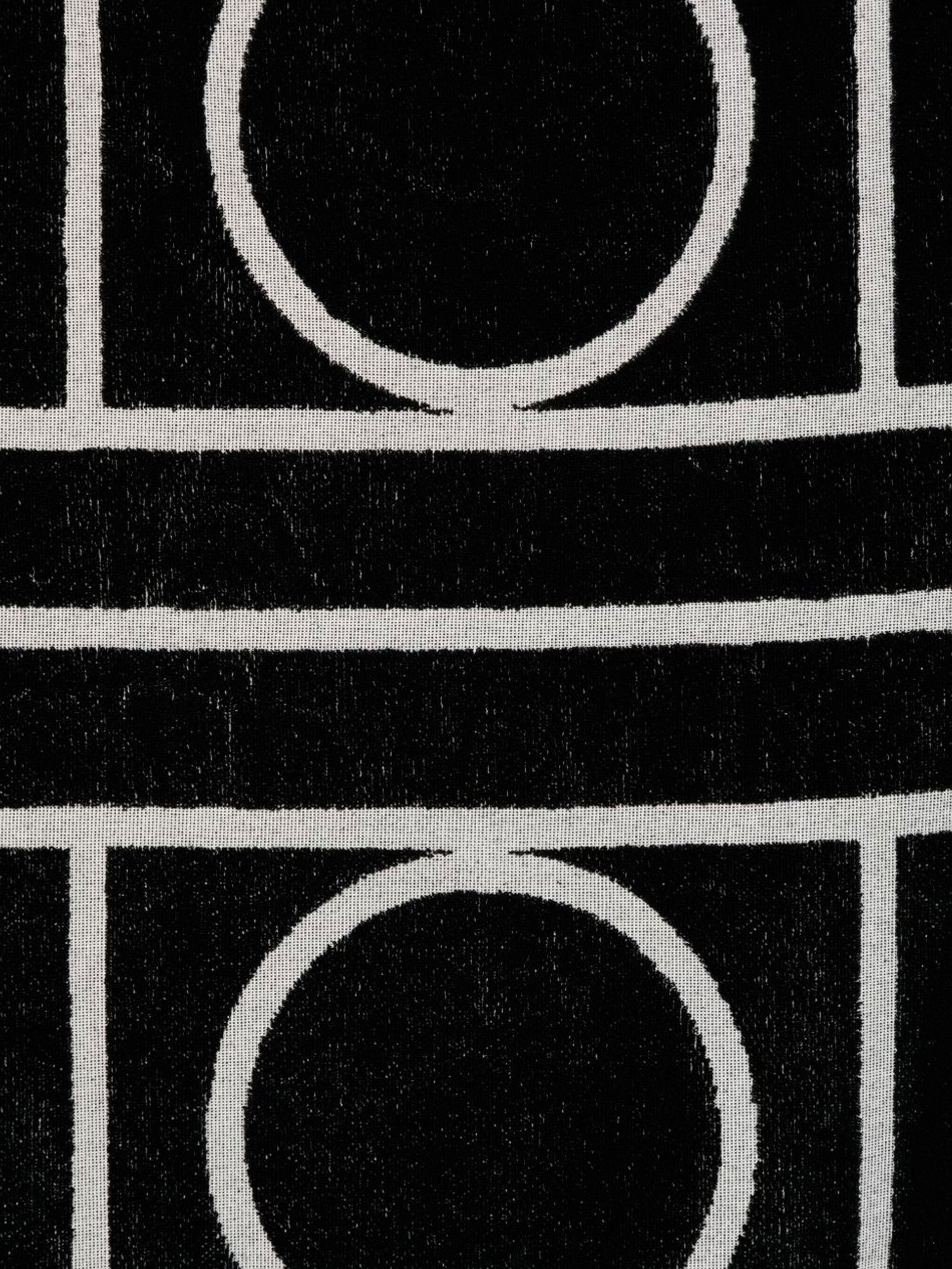 Toteme Women's Beach Towel Monogram Black