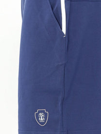 Brunello Cucinelli Men's Cotton Bermuda Shorts Blue