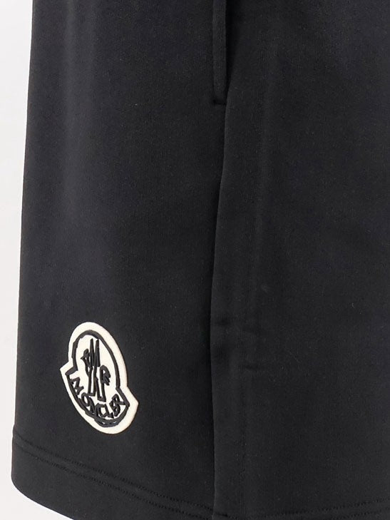 Moncler Men's Cotton Bermuda Shorts Black